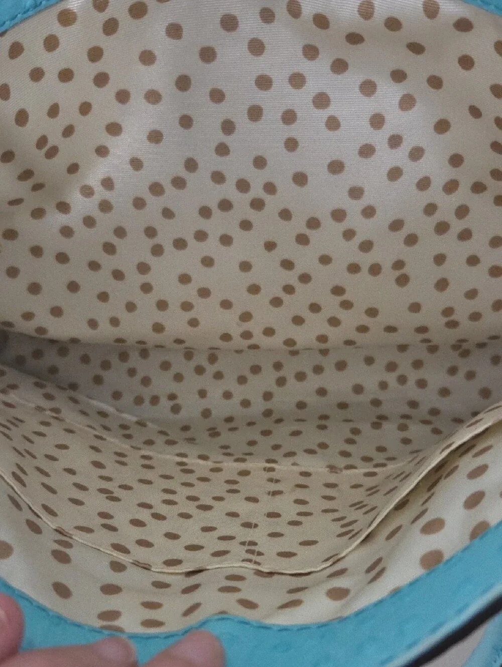 Kate Spade Ostrich Turqouise Tote Handbag